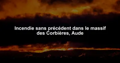 Incendie sans précédent dans le massif des Corbières, Aude