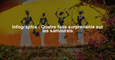 Infographie : Quatre faits surprenants sur les samouraïs