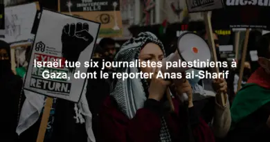 Israël tue six journalistes palestiniens à Gaza, dont le reporter Anas al-Sharif