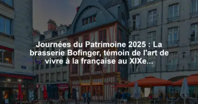 Journées du Patrimoine 2025 : La brasserie Bofinger, témoin de l'art de vivre à la française au XIXe siècle