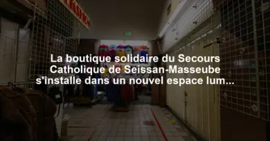 La boutique solidaire du Secours Catholique de Seissan-Masseube s'installe dans un nouvel espace lumineux