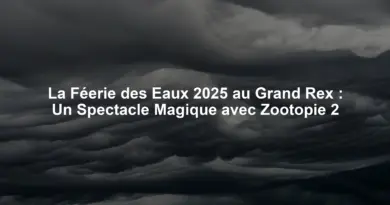 La Féerie des Eaux 2025 au Grand Rex : Un Spectacle Magique avec Zootopie 2