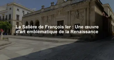 La Salière de François Ier : Une œuvre d'art emblématique de la Renaissance