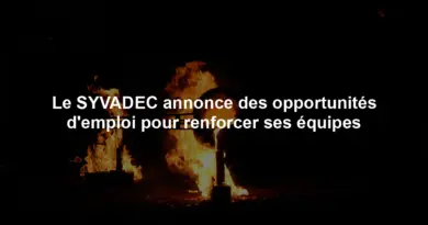 Le SYVADEC annonce des opportunités d'emploi pour renforcer ses équipes