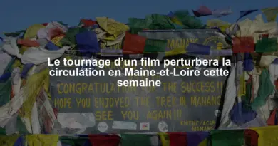 Le tournage d’un film perturbera la circulation en Maine-et-Loire cette semaine