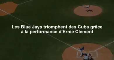 Les Blue Jays triomphent des Cubs grâce à la performance d'Ernie Clement