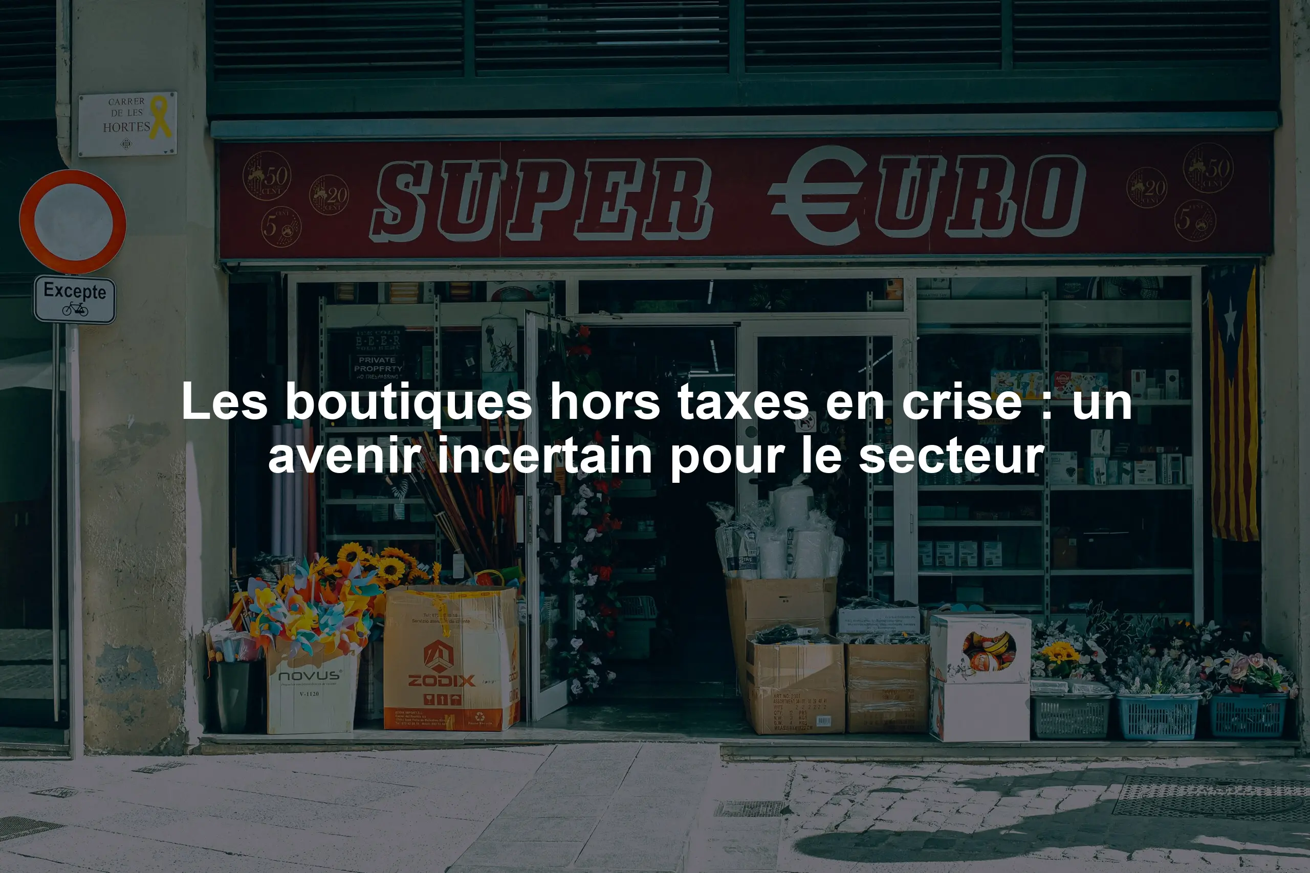 Les boutiques hors taxes en crise : un avenir incertain pour le secteur