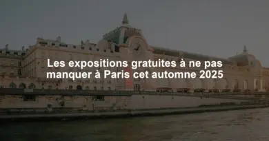 Les expositions gratuites à ne pas manquer à Paris cet automne 2025