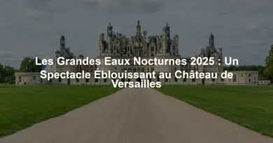 Les Grandes Eaux Nocturnes 2025 : Un Spectacle Éblouissant au Château de Versailles