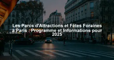 Les Parcs d'Attractions et Fêtes Foraines à Paris : Programme et Informations pour 2025