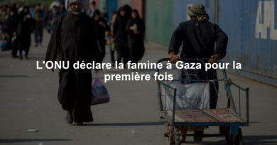 L'ONU déclare la famine à Gaza pour la première fois
