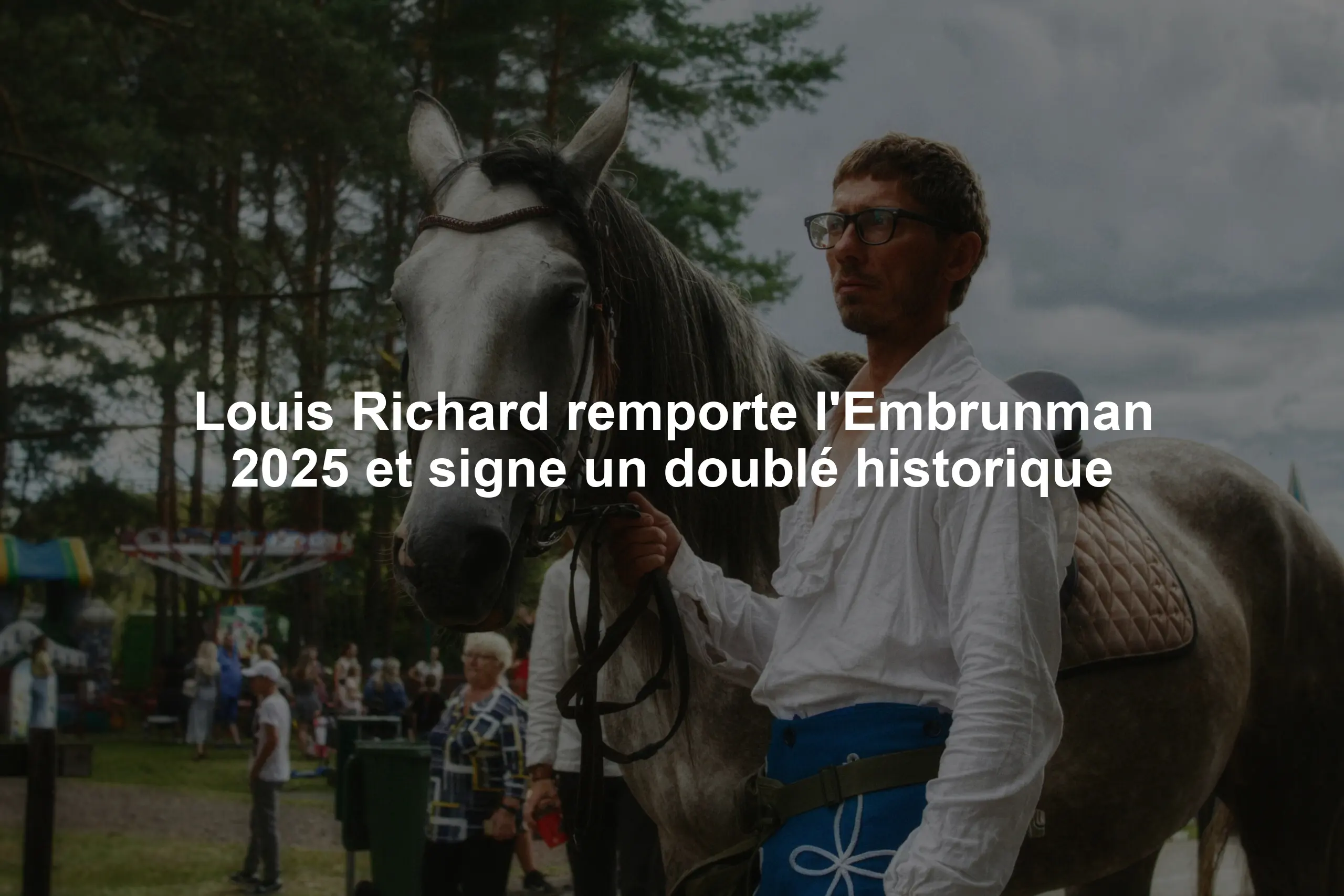 Louis Richard remporte l'Embrunman 2025 et signe un doublé historique
