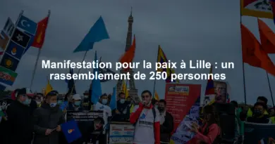 Manifestation pour la paix à Lille : un rassemblement de 250 personnes