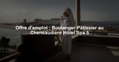 Offre d'emploi : Boulanger-Pâtissier au Cheneaudière Hôtel Spa 5