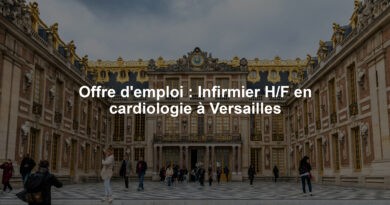 Offre d'emploi : Infirmier H/F en cardiologie à Versailles