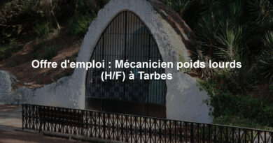 Offre d'emploi : Mécanicien poids lourds (H/F) à Tarbes