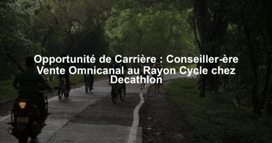 Opportunité de Carrière : Conseiller-ère Vente Omnicanal au Rayon Cycle chez Decathlon