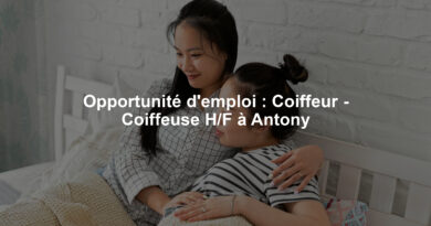 Opportunité d'emploi : Coiffeur - Coiffeuse H/F à Antony
