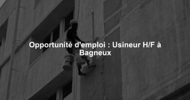 Opportunité d'emploi : Usineur H/F à Bagneux