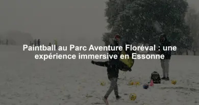 Paintball au Parc Aventure Floréval : une expérience immersive en Essonne