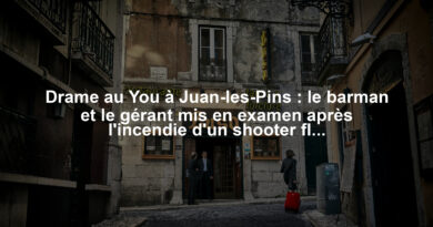 Drame au You à Juan-les-Pins : le barman et le gérant mis en examen après l'incendie d'un shooter flambé
