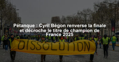 Pétanque : Cyril Bégon renverse la finale et décroche le titre de champion de France 2025