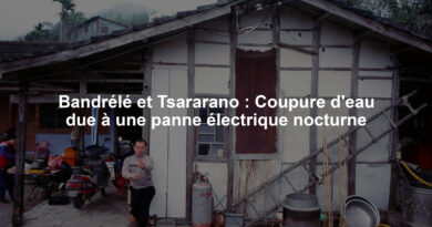 Bandrélé et Tsararano : Coupure d'eau due à une panne électrique nocturne