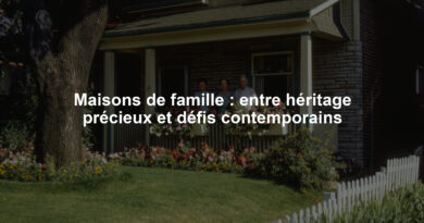 Maisons de famille : entre héritage précieux et défis contemporains