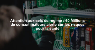 Attention aux sels de régime : 60 Millions de consommateurs alerte sur les risques pour la santé