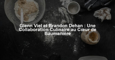 Glenn Viel et Brandon Dehan : Une Collaboration Culinaire au Cœur de Baumanière