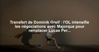 Transfert de Dominik Greif : l'OL intensifie les négociations avec Majorque pour remplacer Lucas Perri