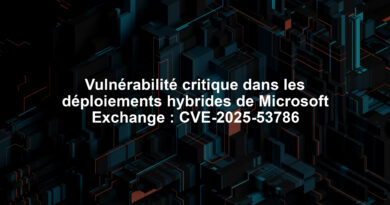 Vulnérabilité critique dans les déploiements hybrides de Microsoft Exchange : CVE-2025-53786