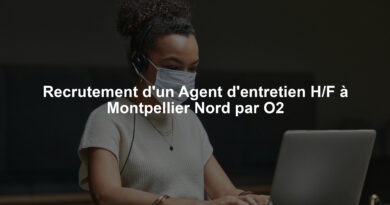 Recrutement d'un Agent d'entretien H/F à Montpellier Nord par O2