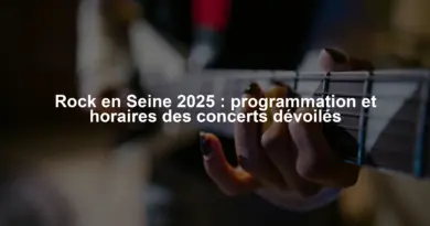 Rock en Seine 2025 : programmation et horaires des concerts dévoilés