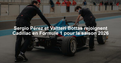 Sergio Pérez et Valtteri Bottas rejoignent Cadillac en Formule 1 pour la saison 2026