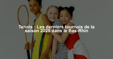 Tennis : Les derniers tournois de la saison 2025 dans le Bas-Rhin