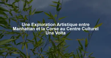 Une Exploration Artistique entre Manhattan et la Corse au Centre Culturel Una Volta