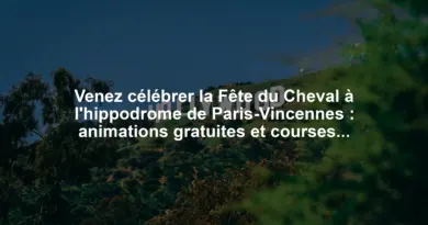 Venez célébrer la Fête du Cheval à l'hippodrome de Paris-Vincennes : animations gratuites et courses de trot au programme
