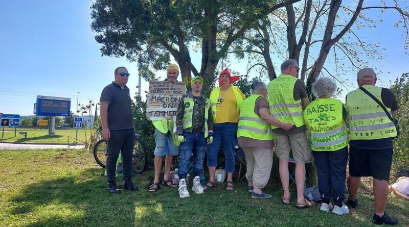 À Valence, les gilets jaunes espèrent une "convergence des luttes" à l'aube de la mobilisation du 10 septembre - ici