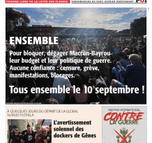 À la une d’Informations ouvrières