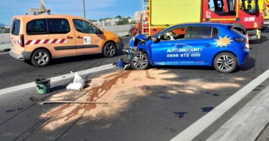 Accident sur l'autoroute : plusieurs agents de la CTM blessés