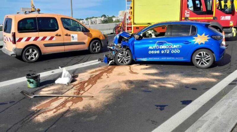 Accident sur l'autoroute : plusieurs agents de la CTM blessés