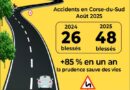 🚗💥 Accidents en Corse-du-Sud – Août 2025