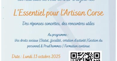 Artisans de Corse, cette journée est pour vous !