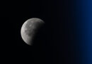 NASA astronaut Zena Cardman captured this shot of the total lunar eclipse of Sept. 7-8, 2025 from the International Space Station.