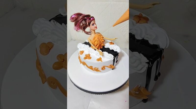 Baby Doll cake Design unique style cake Design #shorts#feed#tending#cake#youtubeshorts