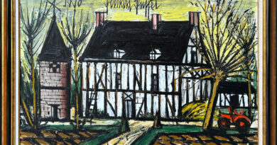 Paysage Normand Bernay Bernard Buffet de 1998