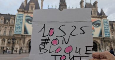 "Bloquons tout" : au "pot de départ" de François Bayrou à Paris, "on prépare le mouvement du 10 septembre"
