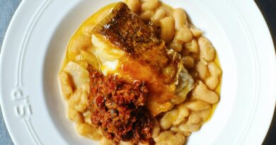 Cabillaud, haricots et caviar de tomates : la recette de Jesse Jenkins