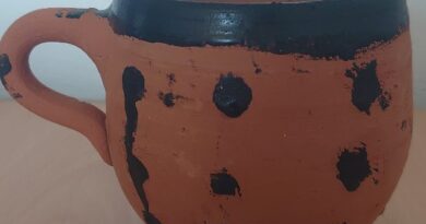 Céramique - Tasse terre cuite non vernie